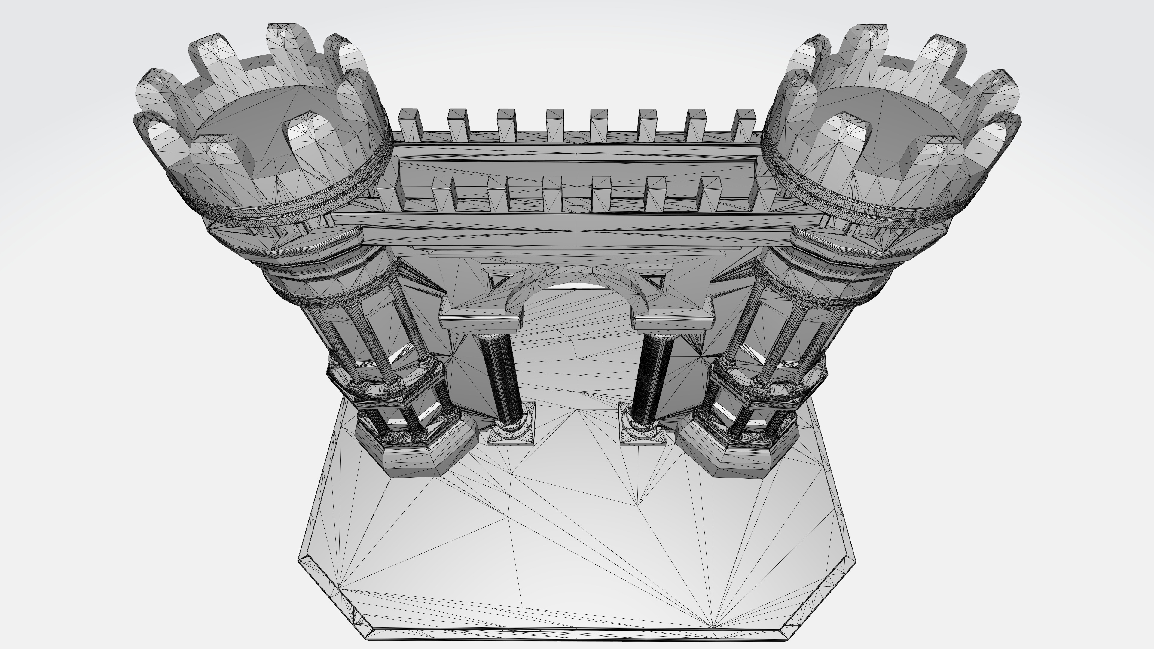 Gatehouse 3D print model_6