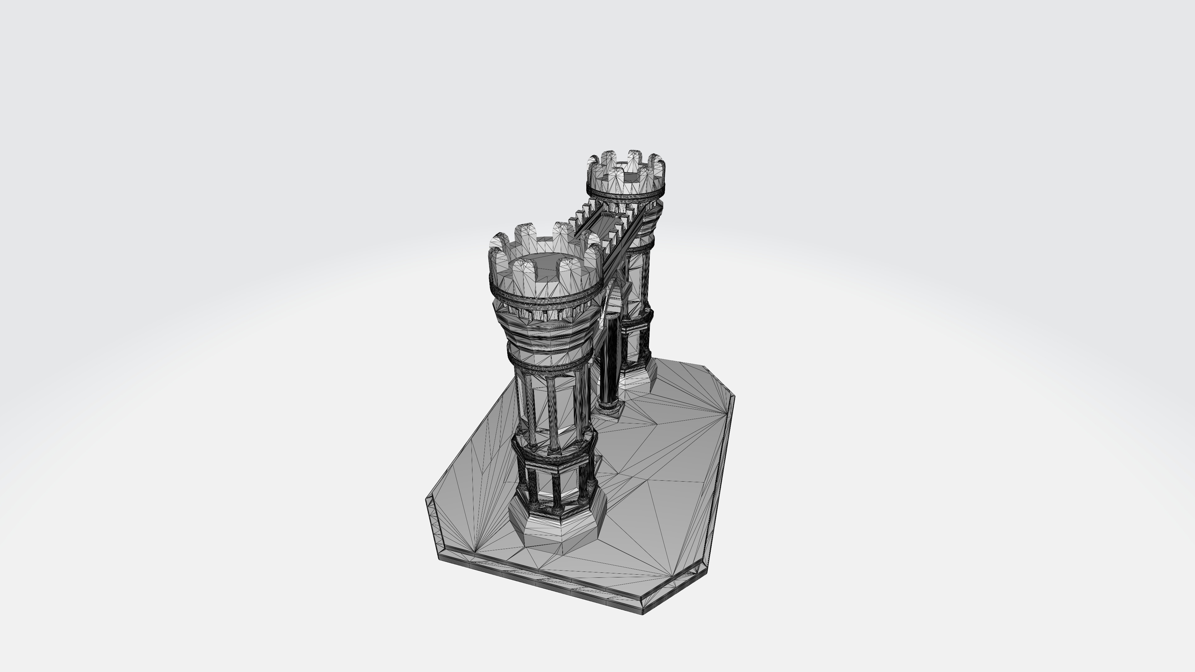 Gatehouse 3D print model_8