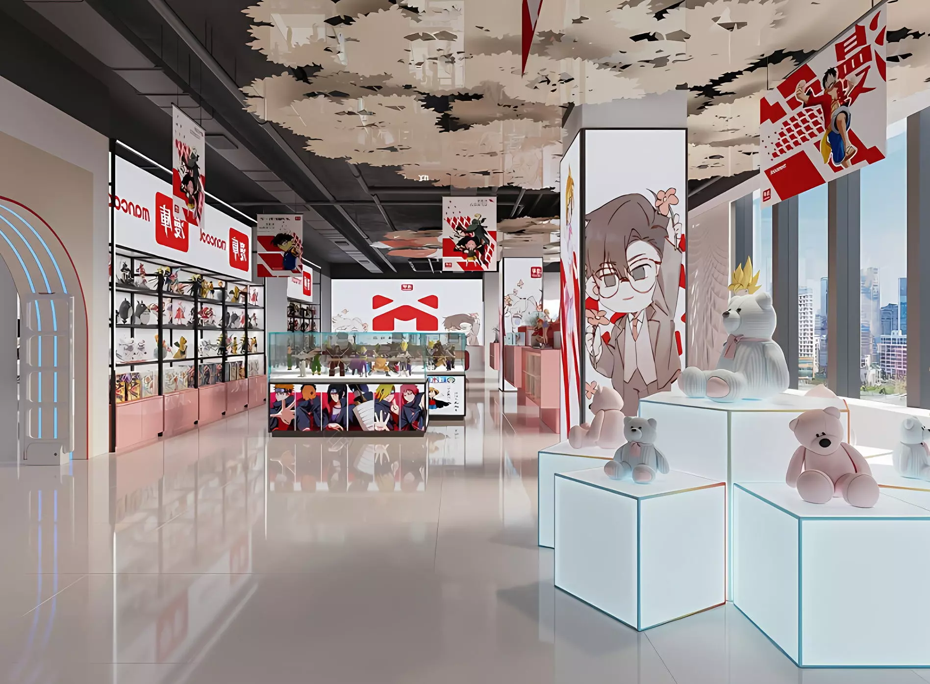 Modern Animation Toy Gift Shop 3D model