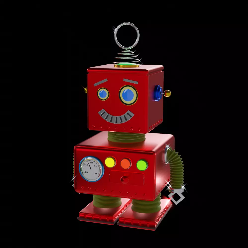 Toy Robot Free 3D model