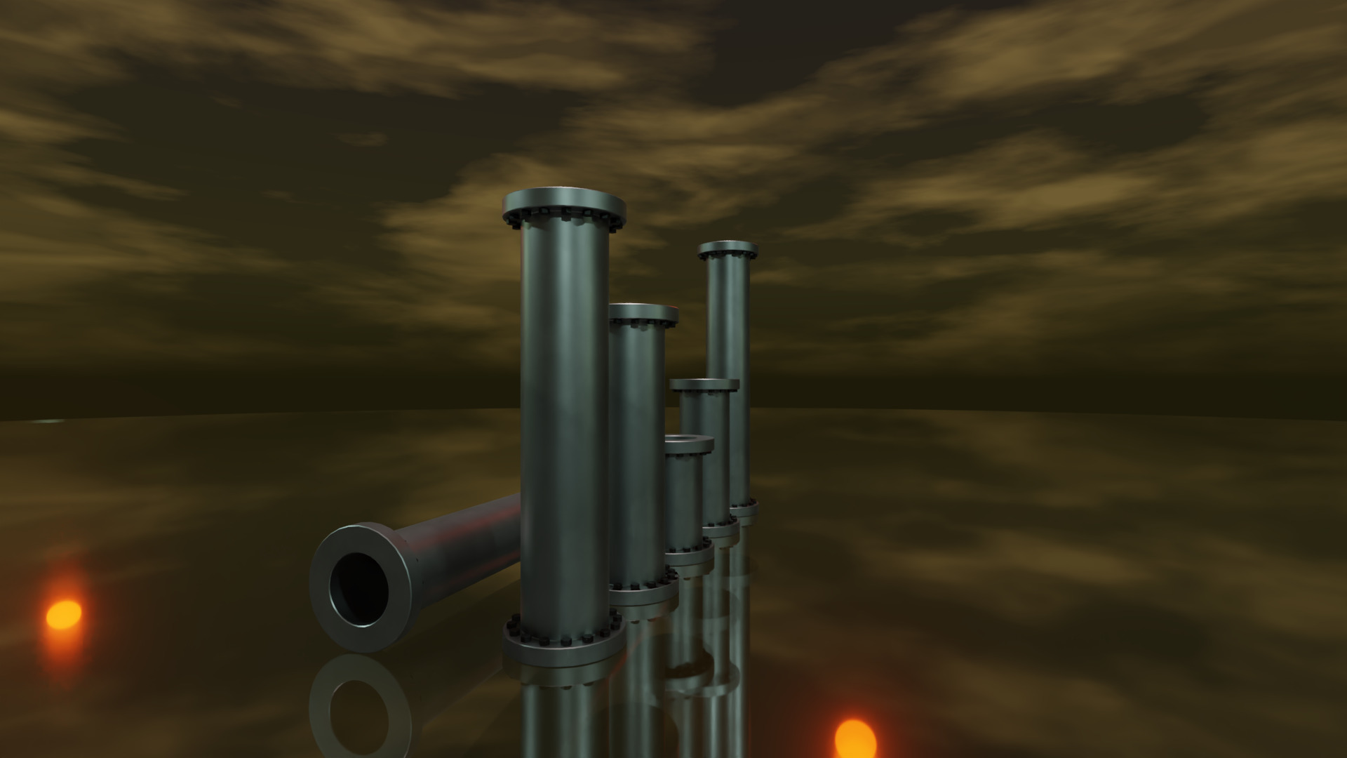 STEAMPUNK PIPES PACK - RogueFilmProductions Low-poly 3D model_42