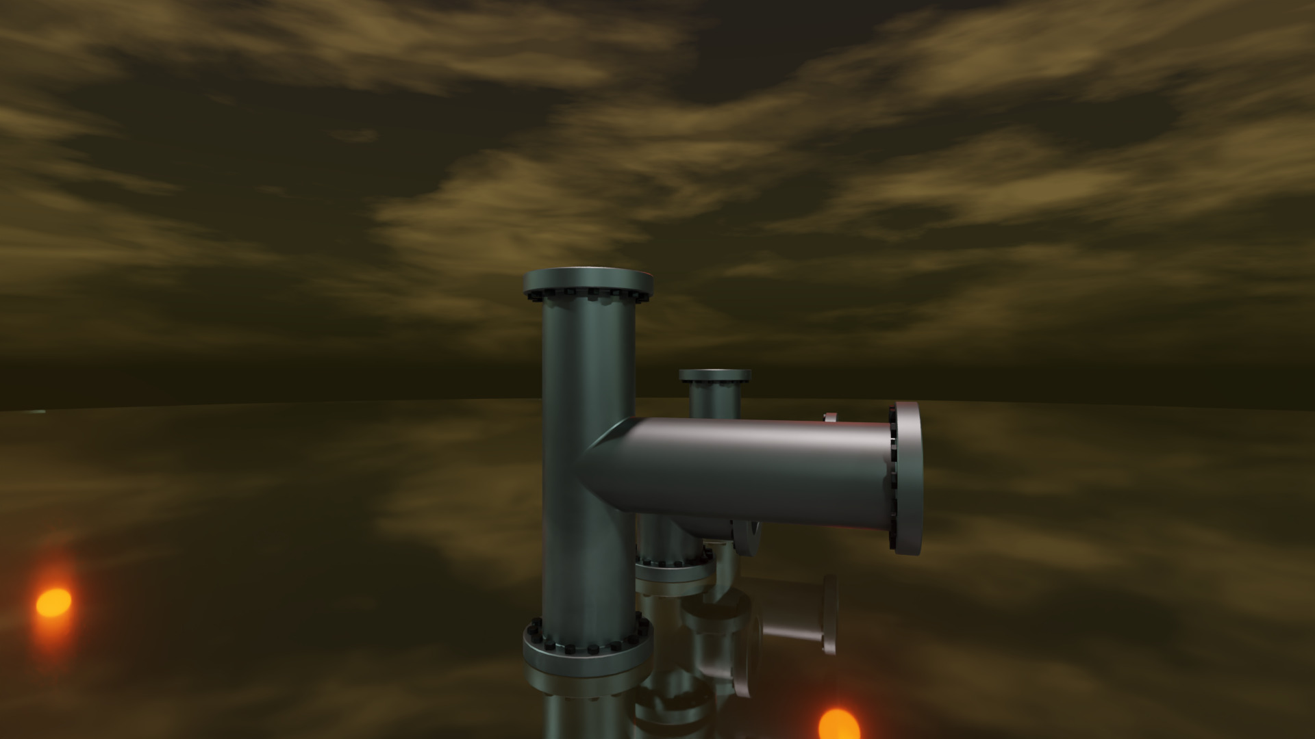 STEAMPUNK PIPES PACK - RogueFilmProductions Low-poly 3D model_34