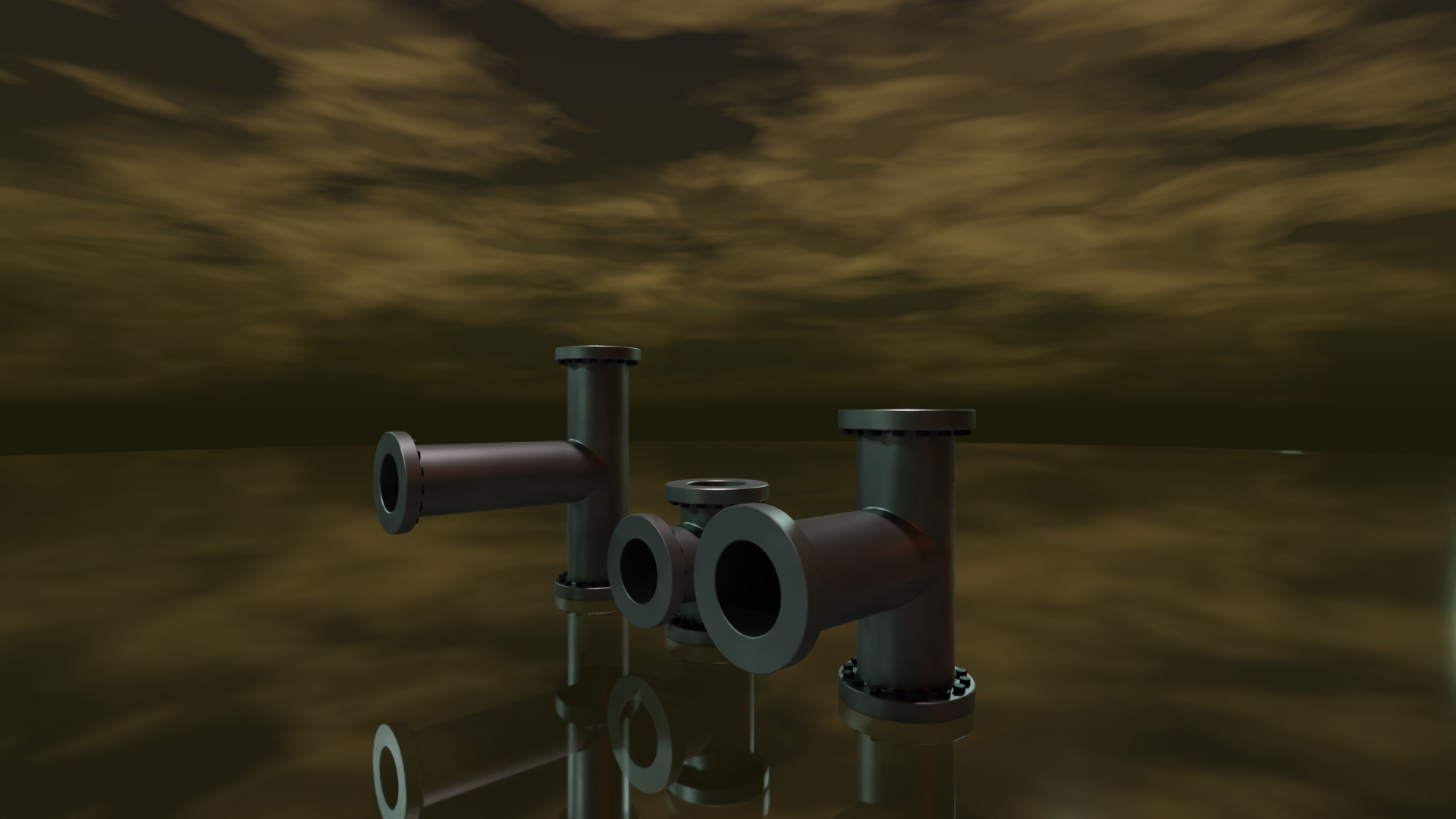 STEAMPUNK PIPES PACK - RogueFilmProductions Low-poly 3D model_29