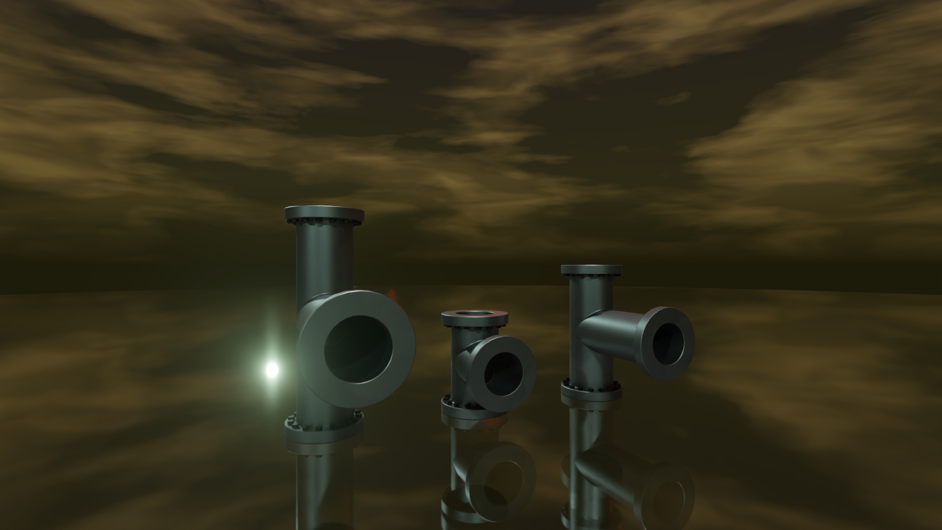 STEAMPUNK PIPES PACK - RogueFilmProductions Low-poly 3D model_35