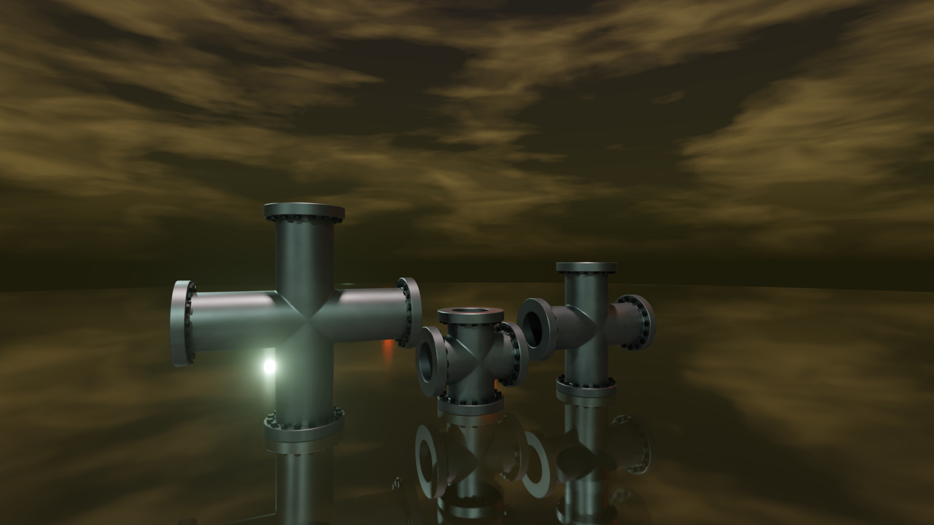 STEAMPUNK PIPES PACK - RogueFilmProductions Low-poly 3D model_19