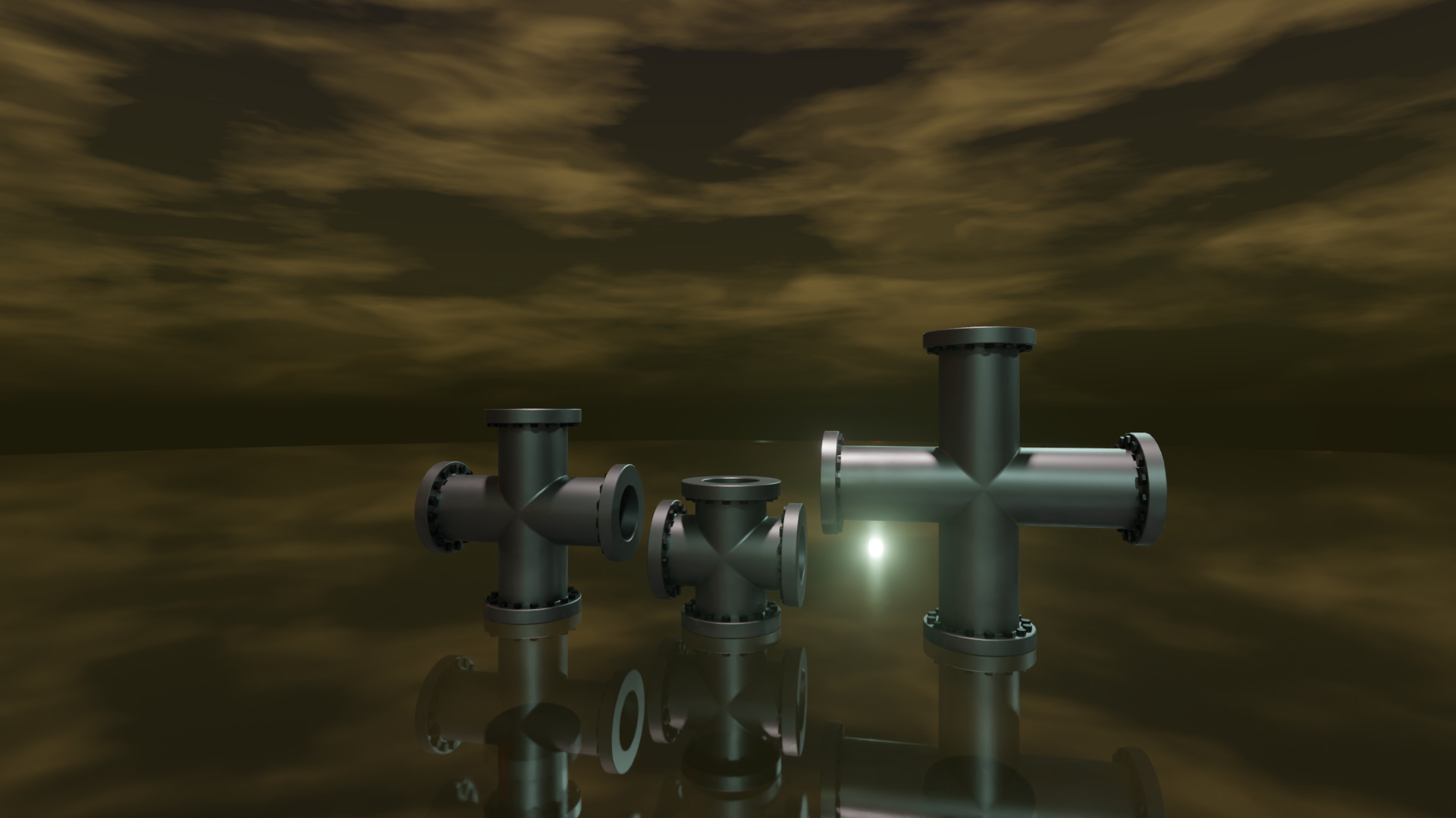 STEAMPUNK PIPES PACK - RogueFilmProductions Low-poly 3D model_16