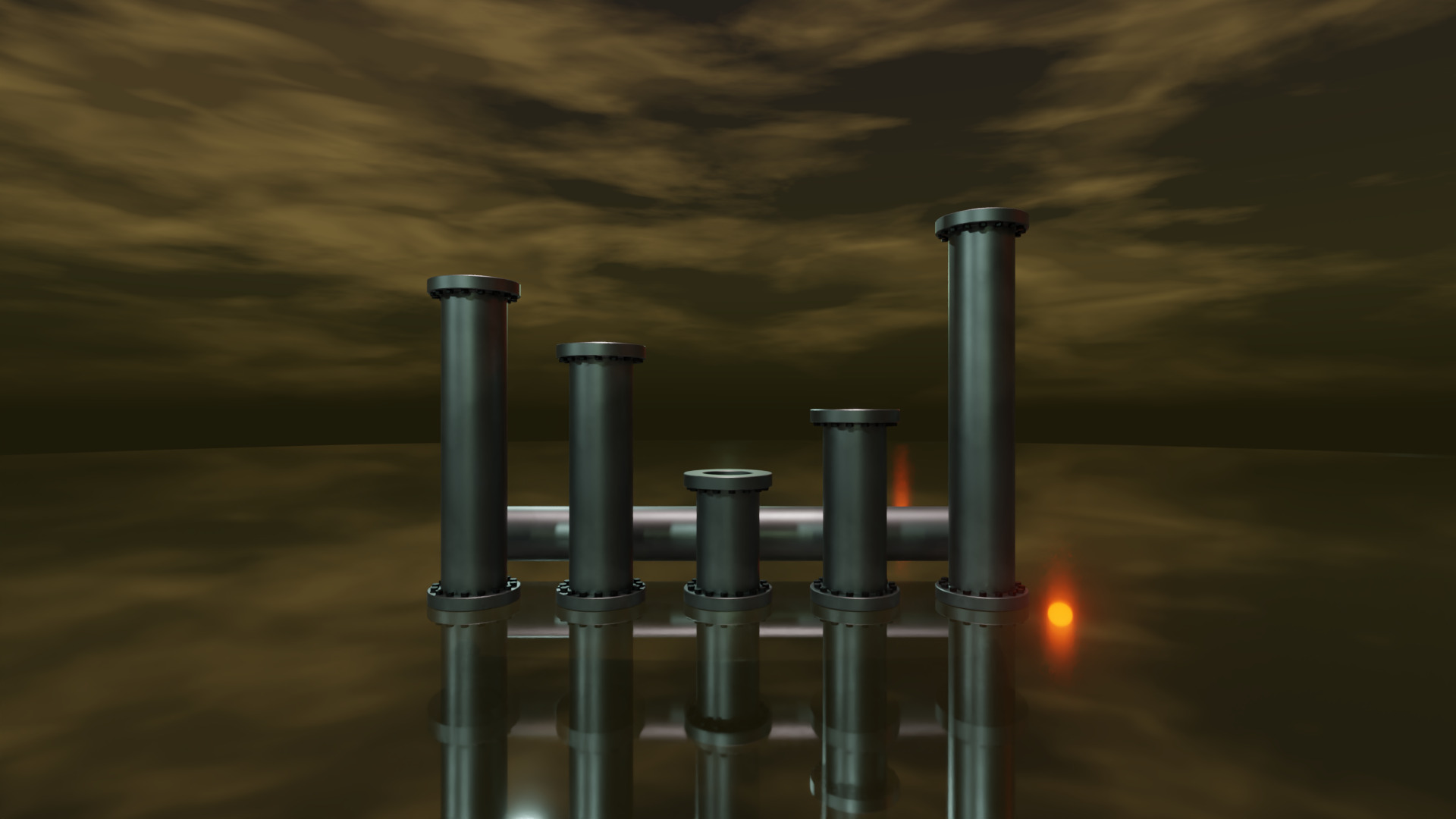 STEAMPUNK PIPES PACK - RogueFilmProductions Low-poly 3D model_36