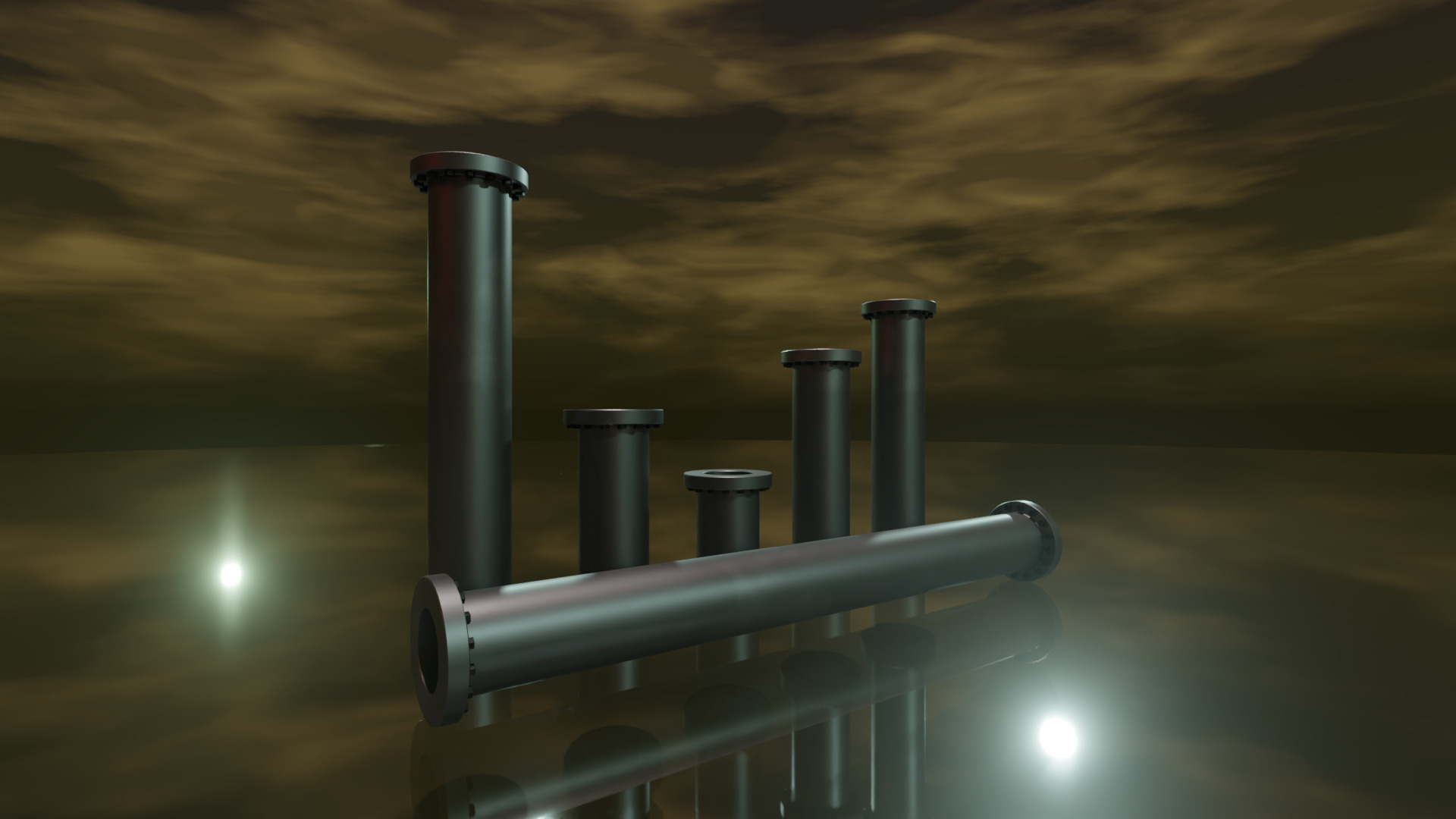 STEAMPUNK PIPES PACK - RogueFilmProductions Low-poly 3D model_39