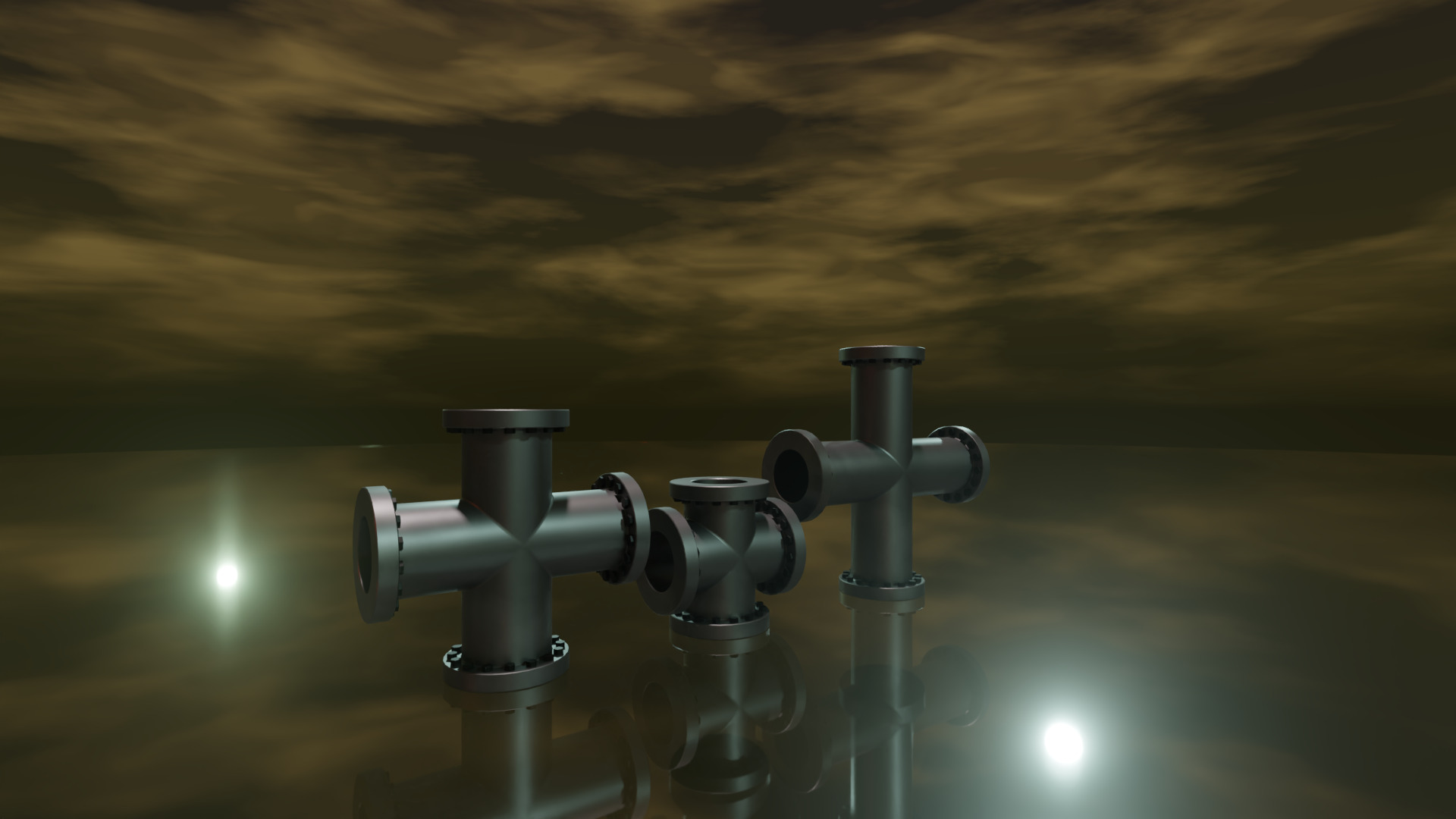 STEAMPUNK PIPES PACK - RogueFilmProductions Low-poly 3D model_15