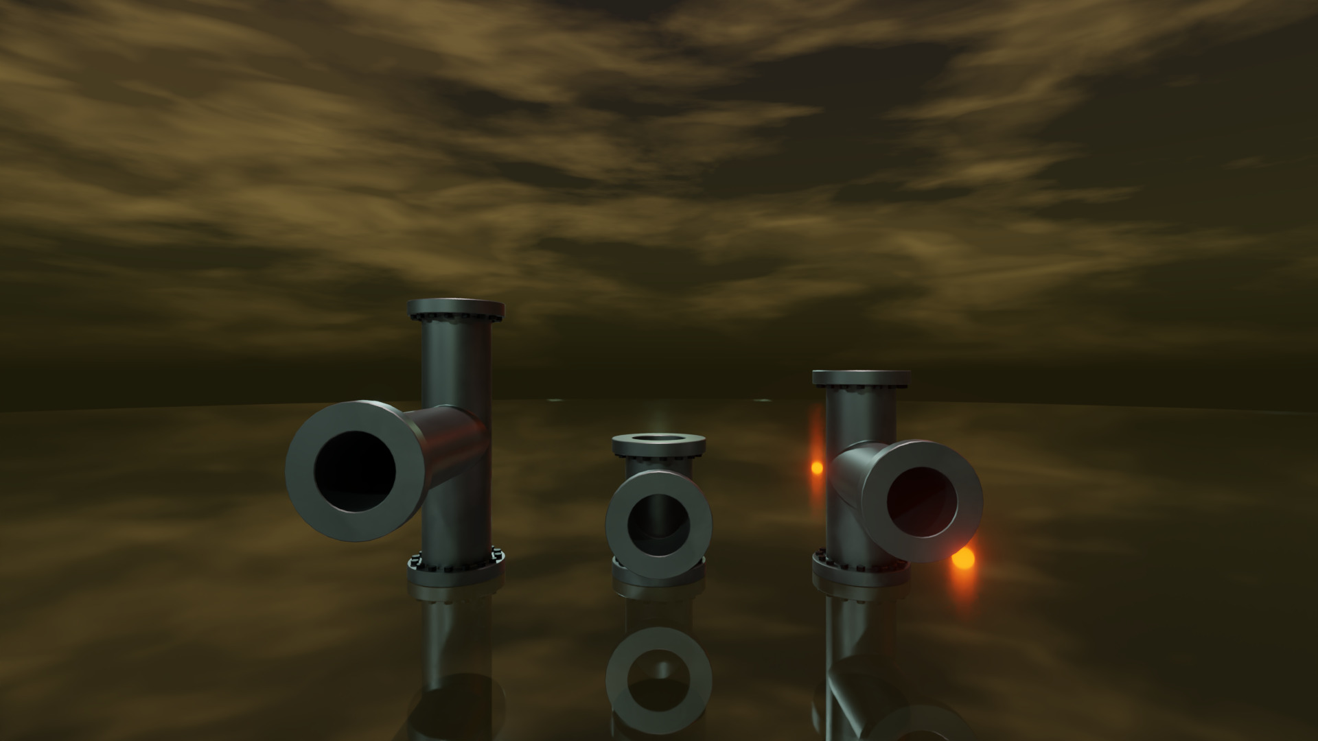 STEAMPUNK PIPES PACK - RogueFilmProductions Low-poly 3D model_28