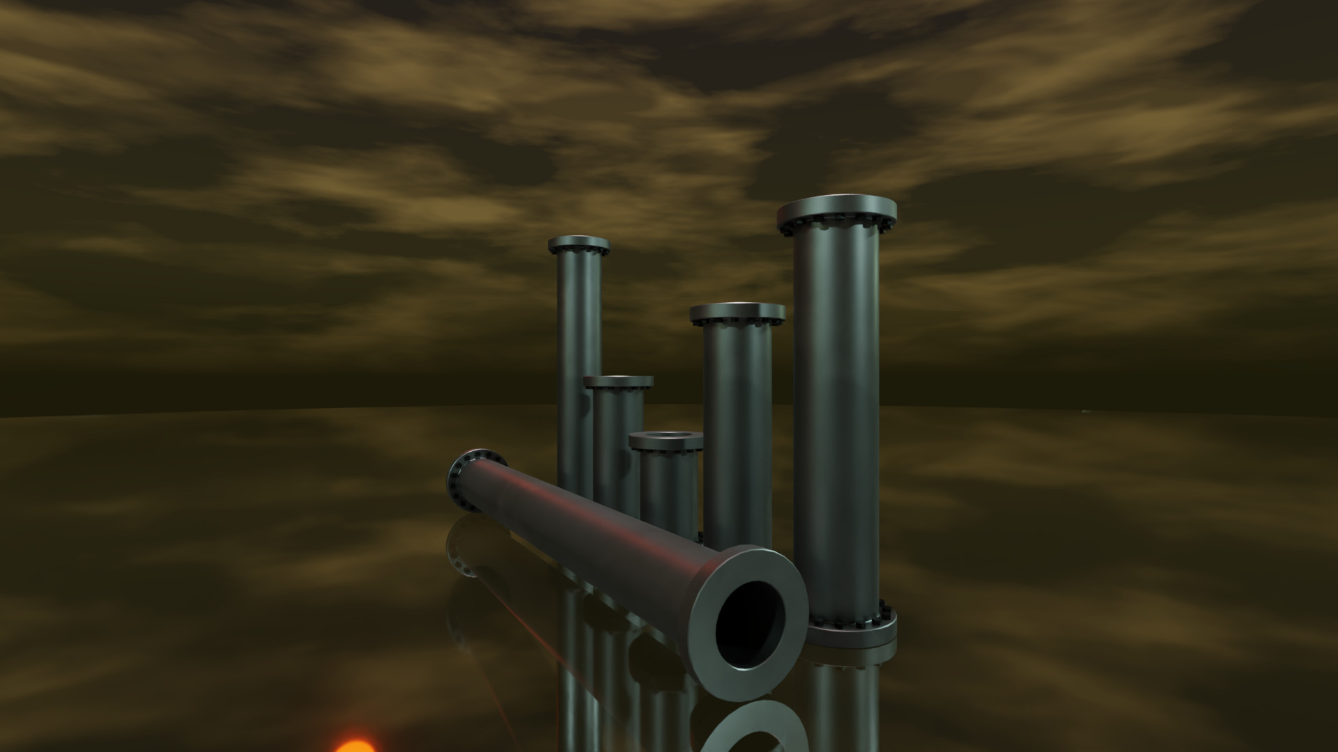 STEAMPUNK PIPES PACK - RogueFilmProductions Low-poly 3D model_41