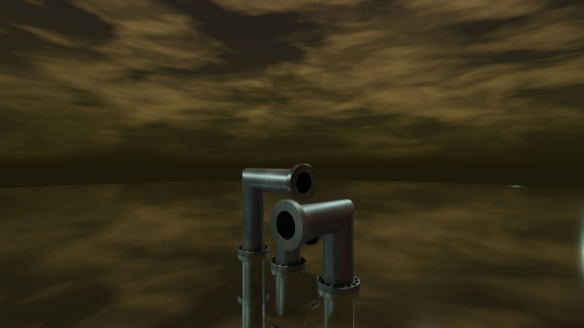 STEAMPUNK PIPES PACK - RogueFilmProductions Low-poly 3D model_21