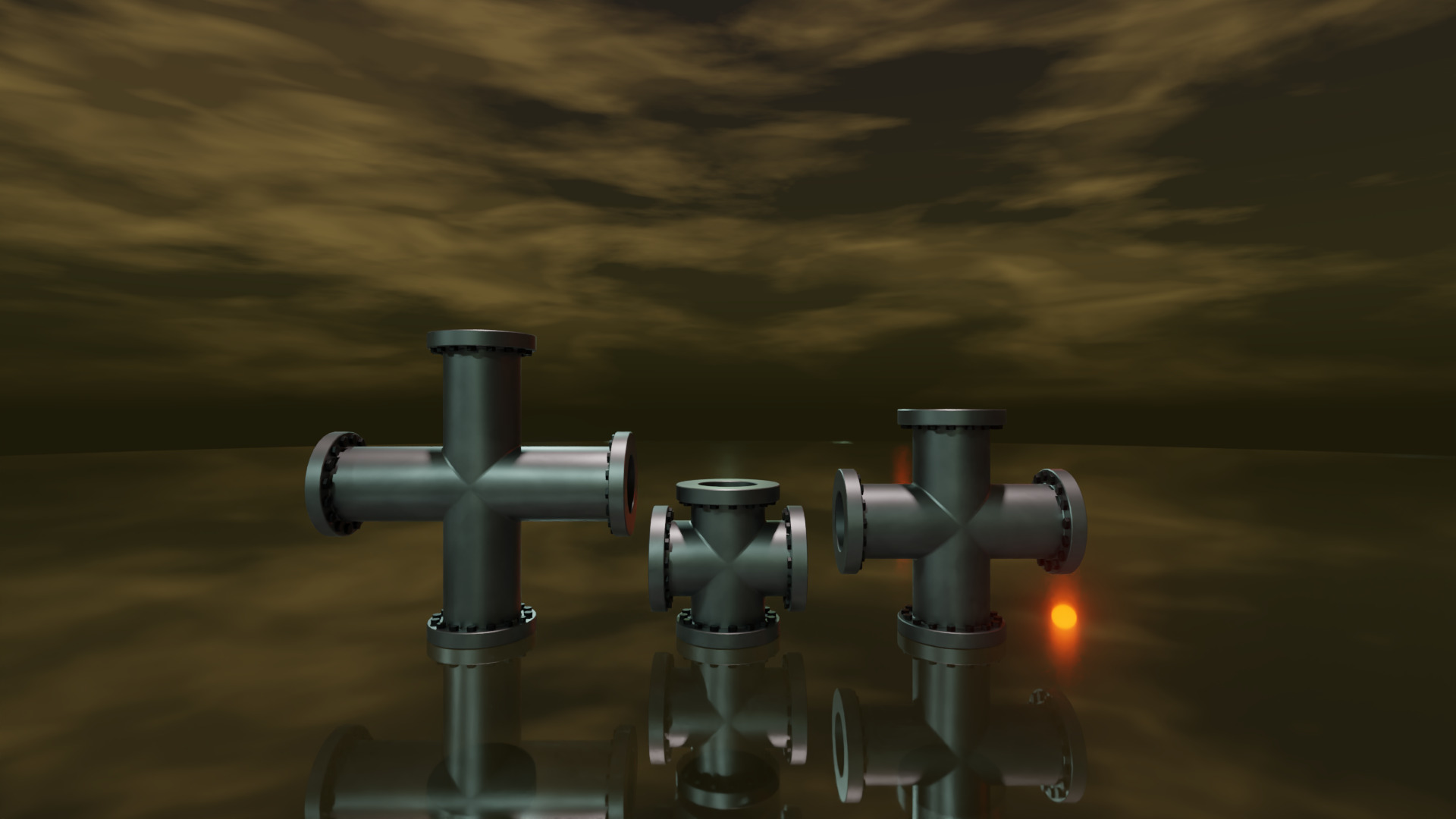 STEAMPUNK PIPES PACK - RogueFilmProductions Low-poly 3D model_12