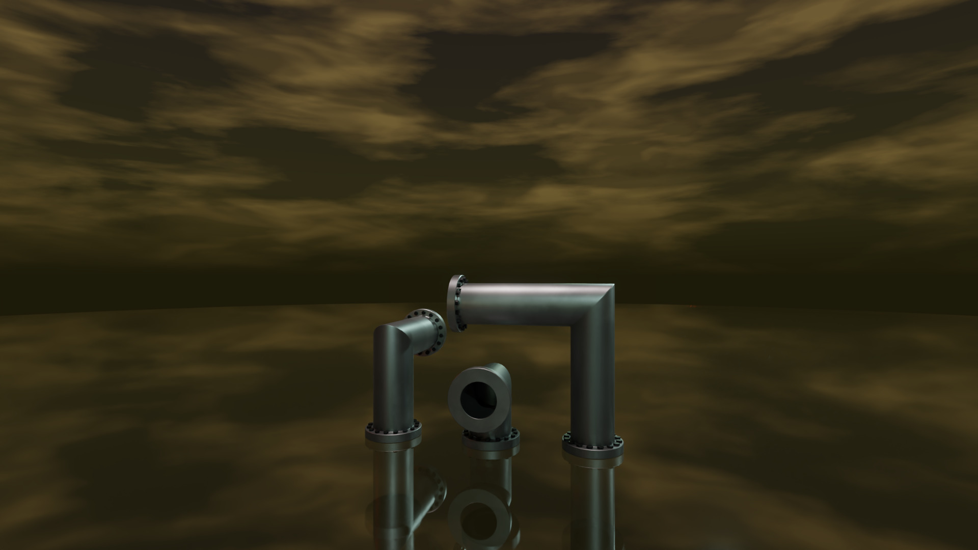 STEAMPUNK PIPES PACK - RogueFilmProductions Low-poly 3D model_24