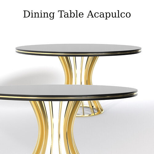 table dinner table kitchen table stainless still Free 3D model