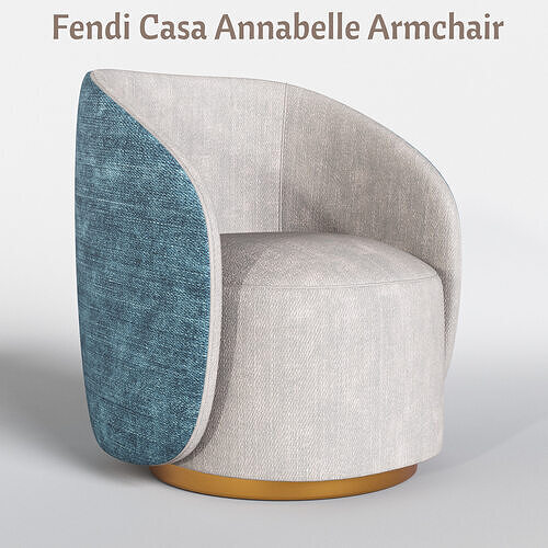 chair armchair modern chair casa chair fendi Free 3D model