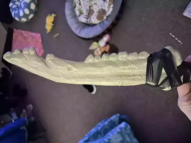 First blade  3D model