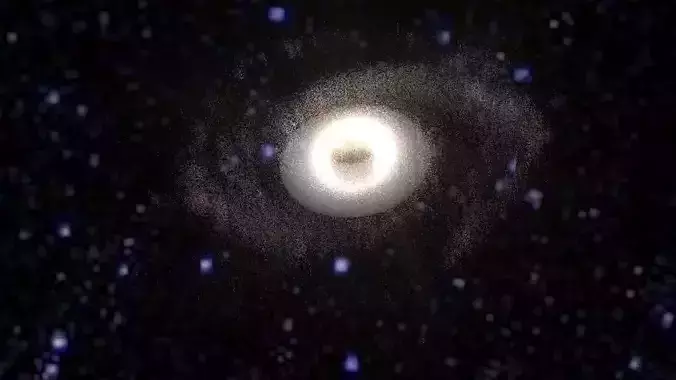 Whirlpool Galaxy 3D model