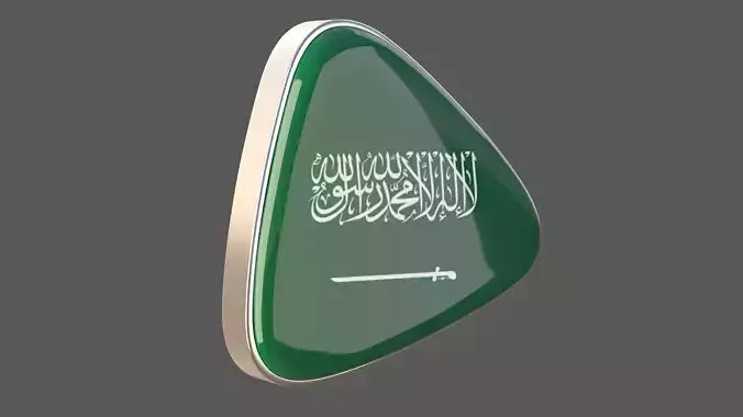 Saudi arabia flag 3D model