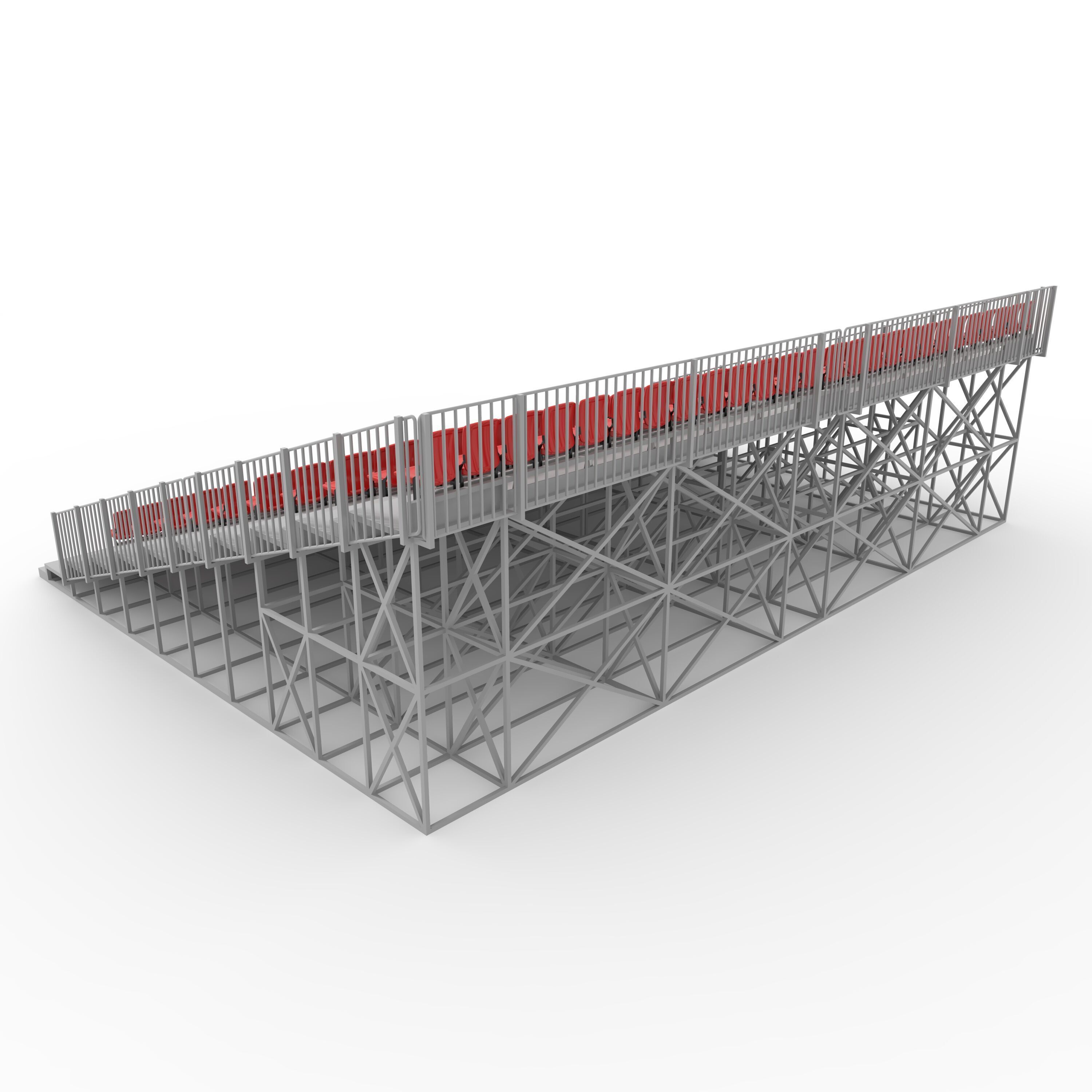 Bleachers 31 3D model_6