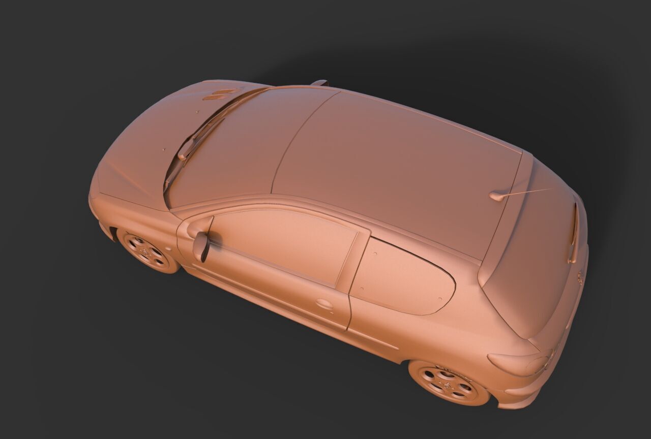 PEUGEOT 206 3D print model_4