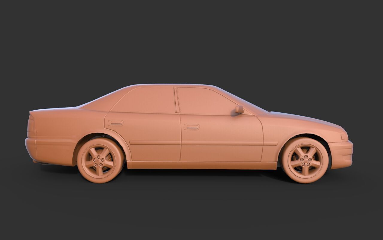 Toyota Chaser Tourer V 3D print model_2
