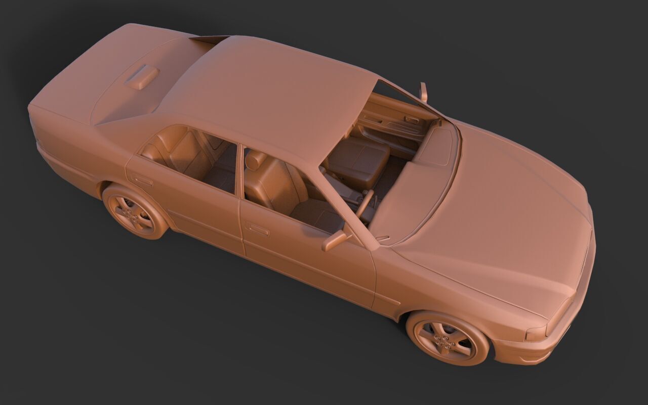 Toyota Chaser Tourer V 3D print model_5