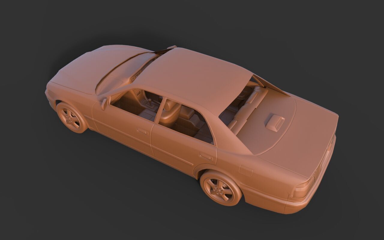 Toyota Chaser Tourer V 3D print model_4