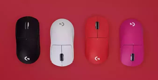 Logitech G Pro x Superlight 3D Model