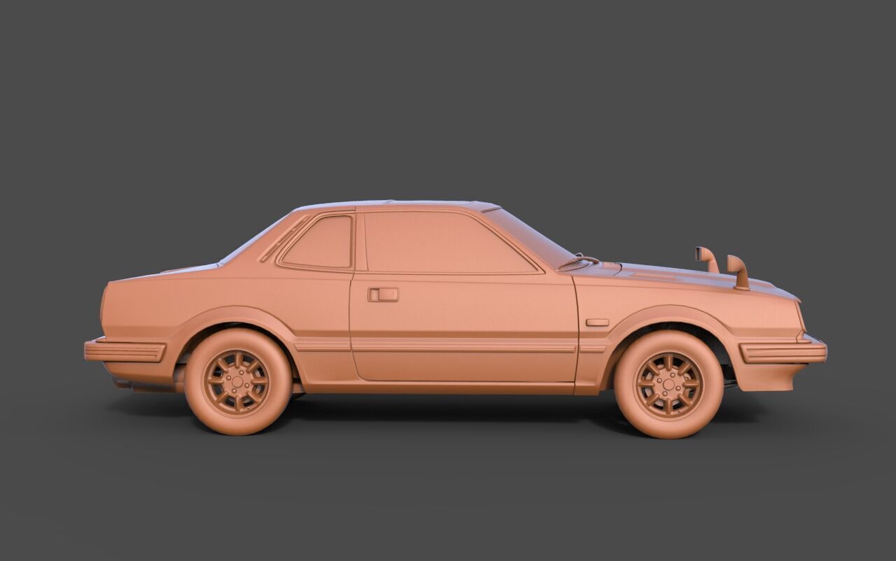 Honda Prelude 3D print model_2