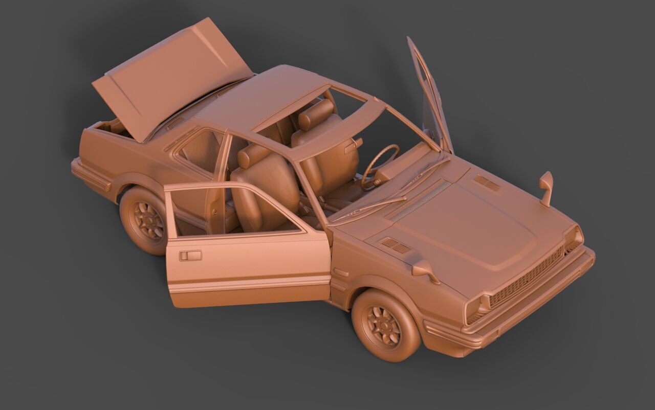 Honda Prelude 3D print model_5
