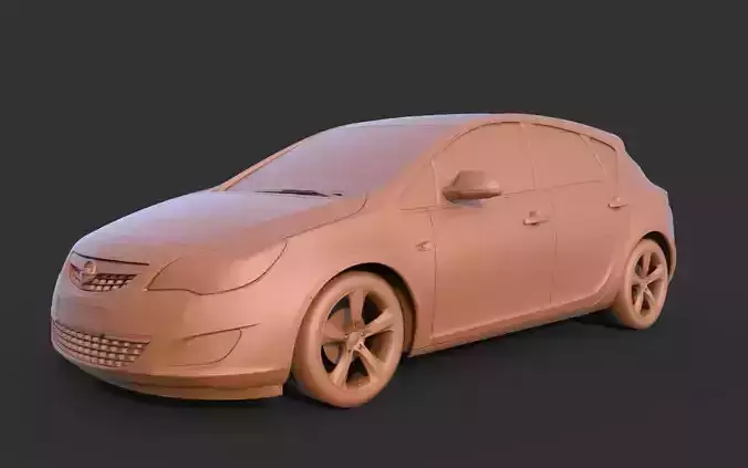 Opel Astra 3D print model