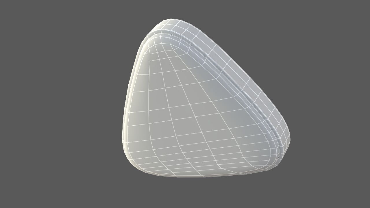 Vietnam Flage Icon 3D model_10