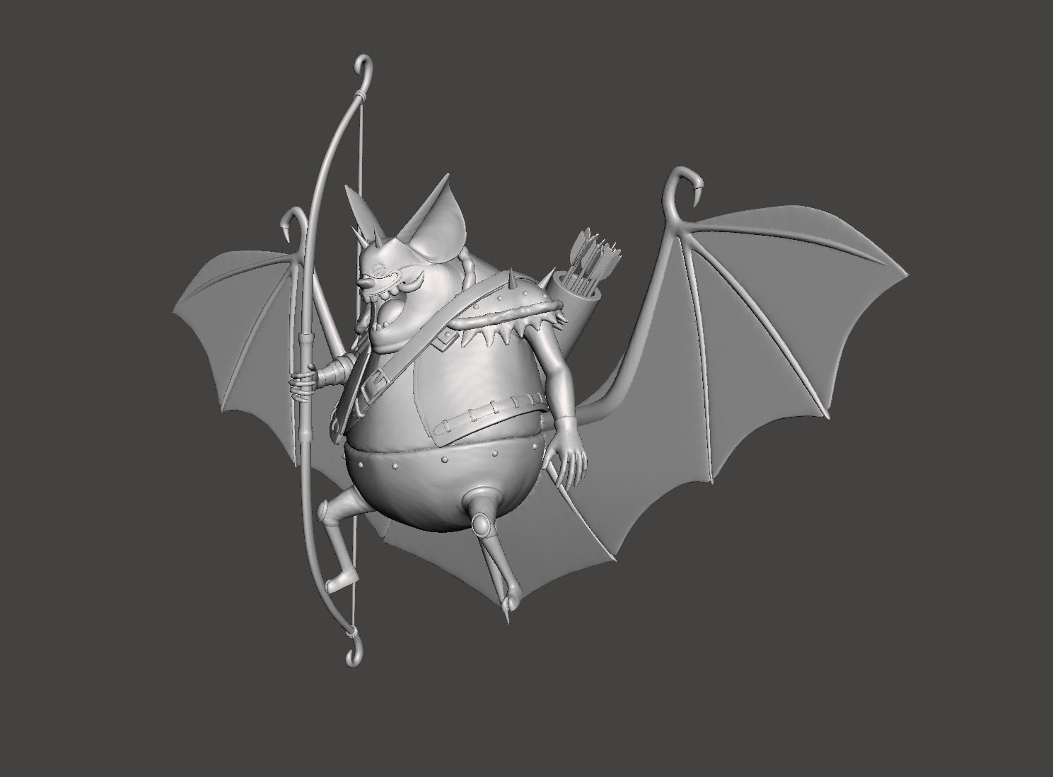 One piece Batman 3D Model 3D print model_1