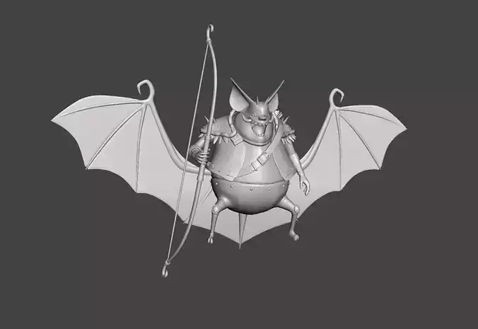 One piece Batman 3D Model