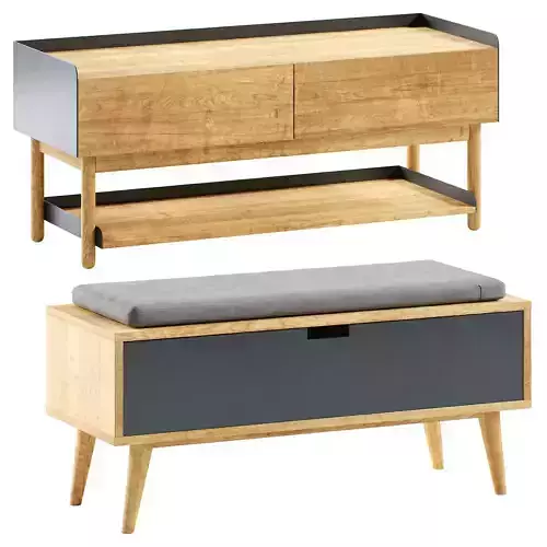 Hallway benches set 2