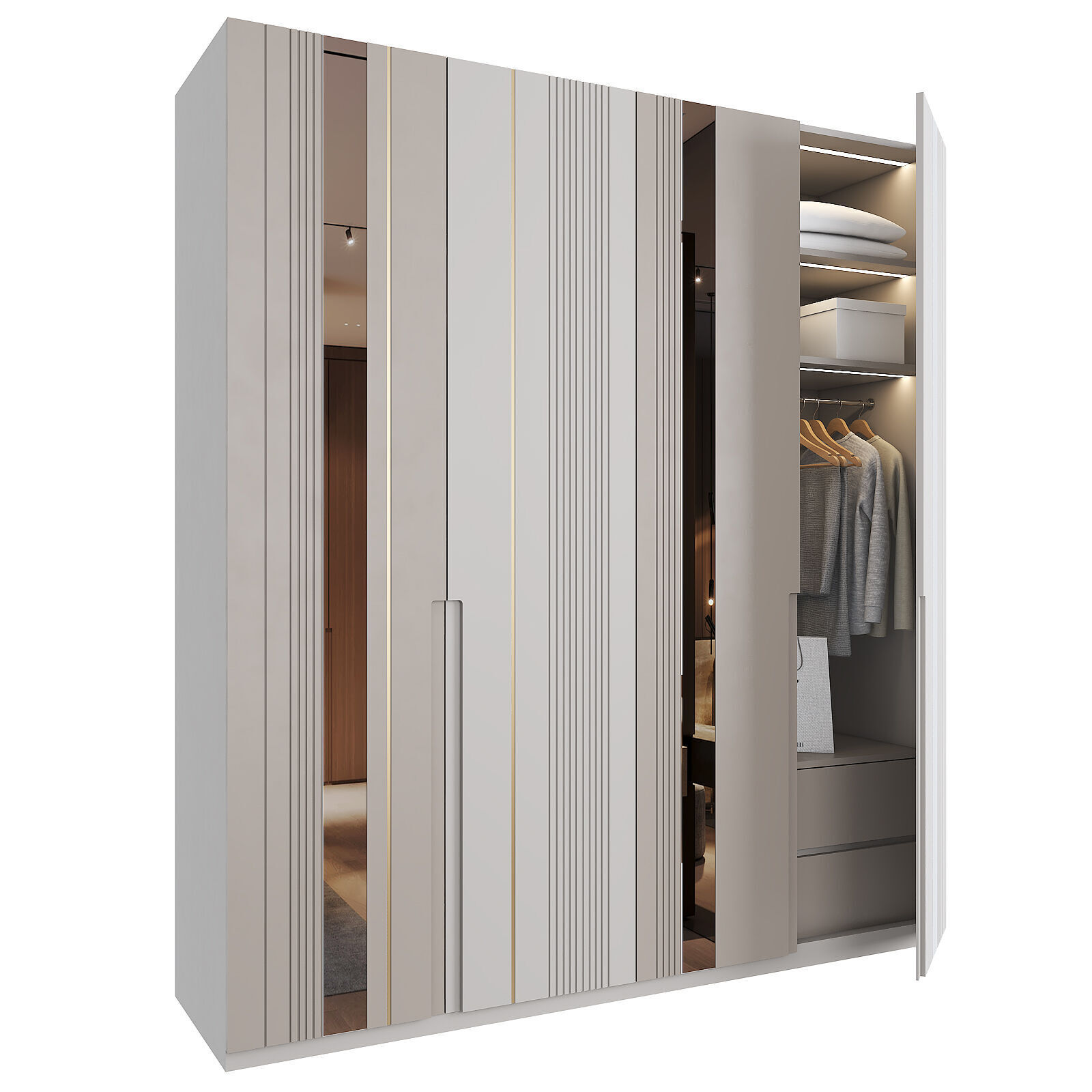 Wardrobe 45 3D model_1