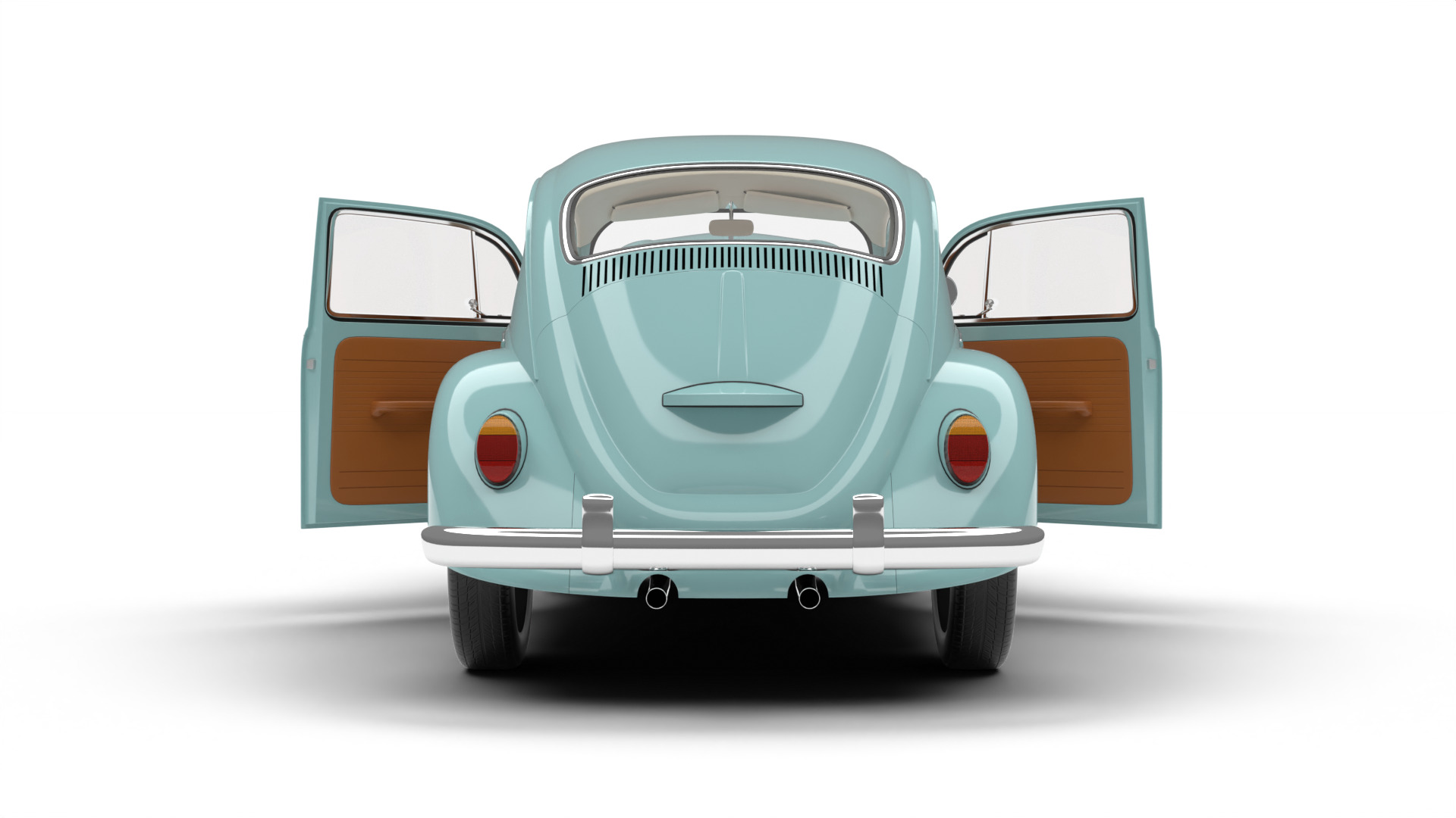 Volkswagen Beetle Type 1 1200 1965 HQ 3d model 3D model_13