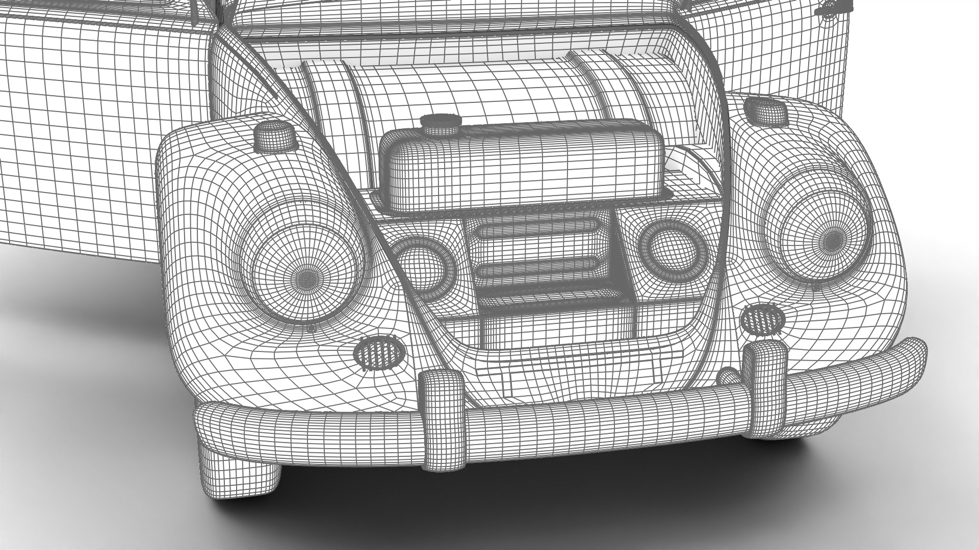 Volkswagen Beetle Type 1 1200 1965 HQ 3d model 3D model_33