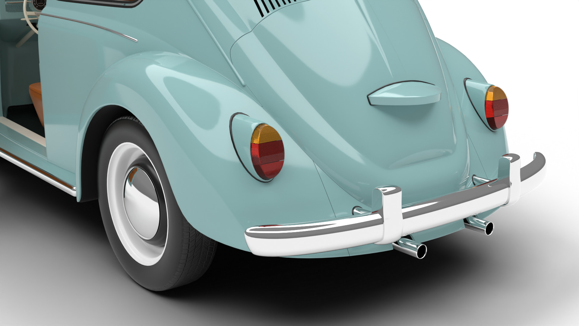 Volkswagen Beetle Type 1 1200 1965 HQ 3d model 3D model_5