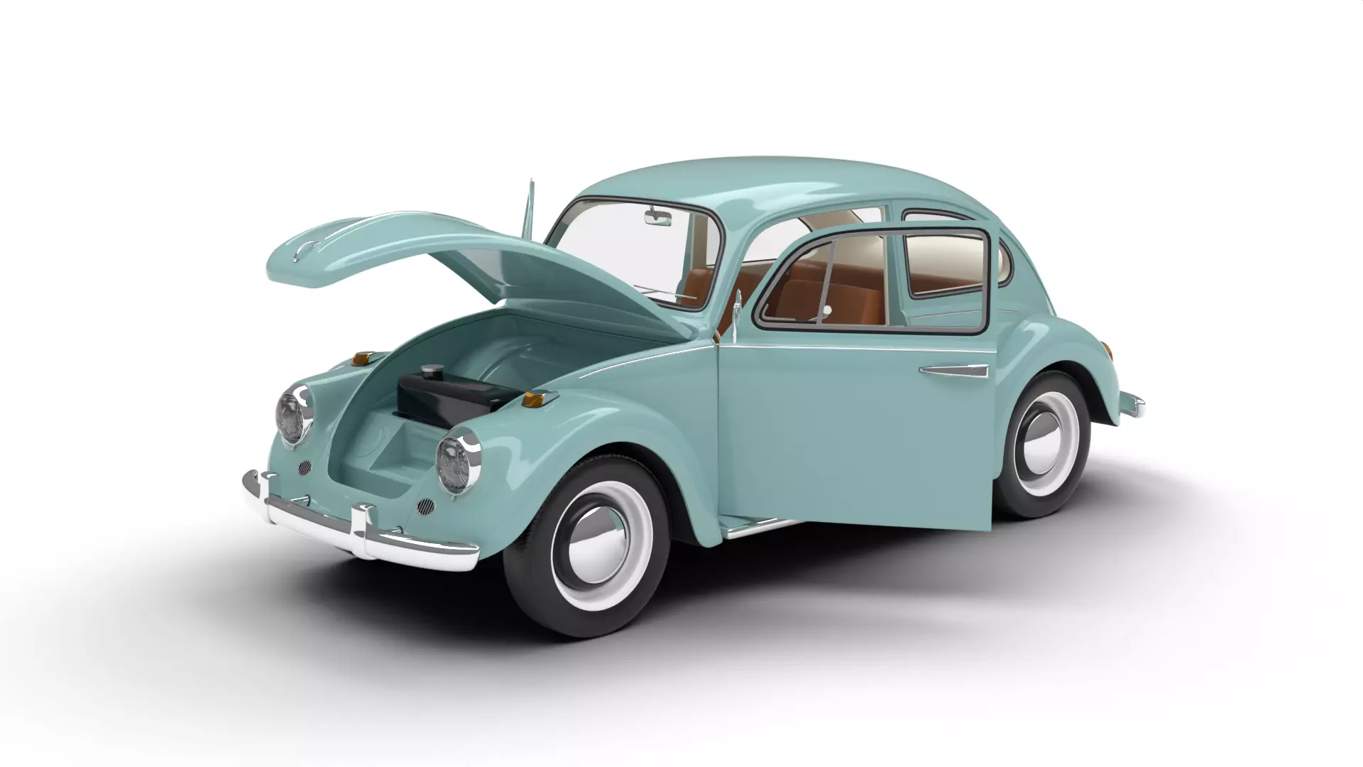 Volkswagen Beetle Type 1 1200 1965 HQ 3d model 3D model_0