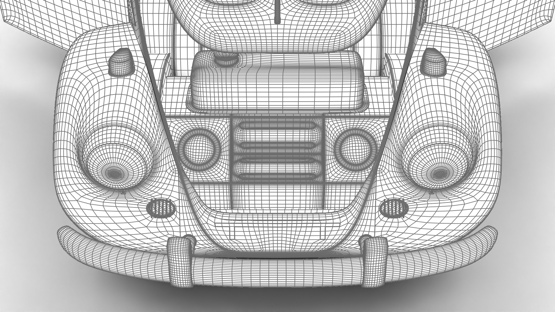 Volkswagen Beetle Type 1 1200 1965 HQ 3d model 3D model_44