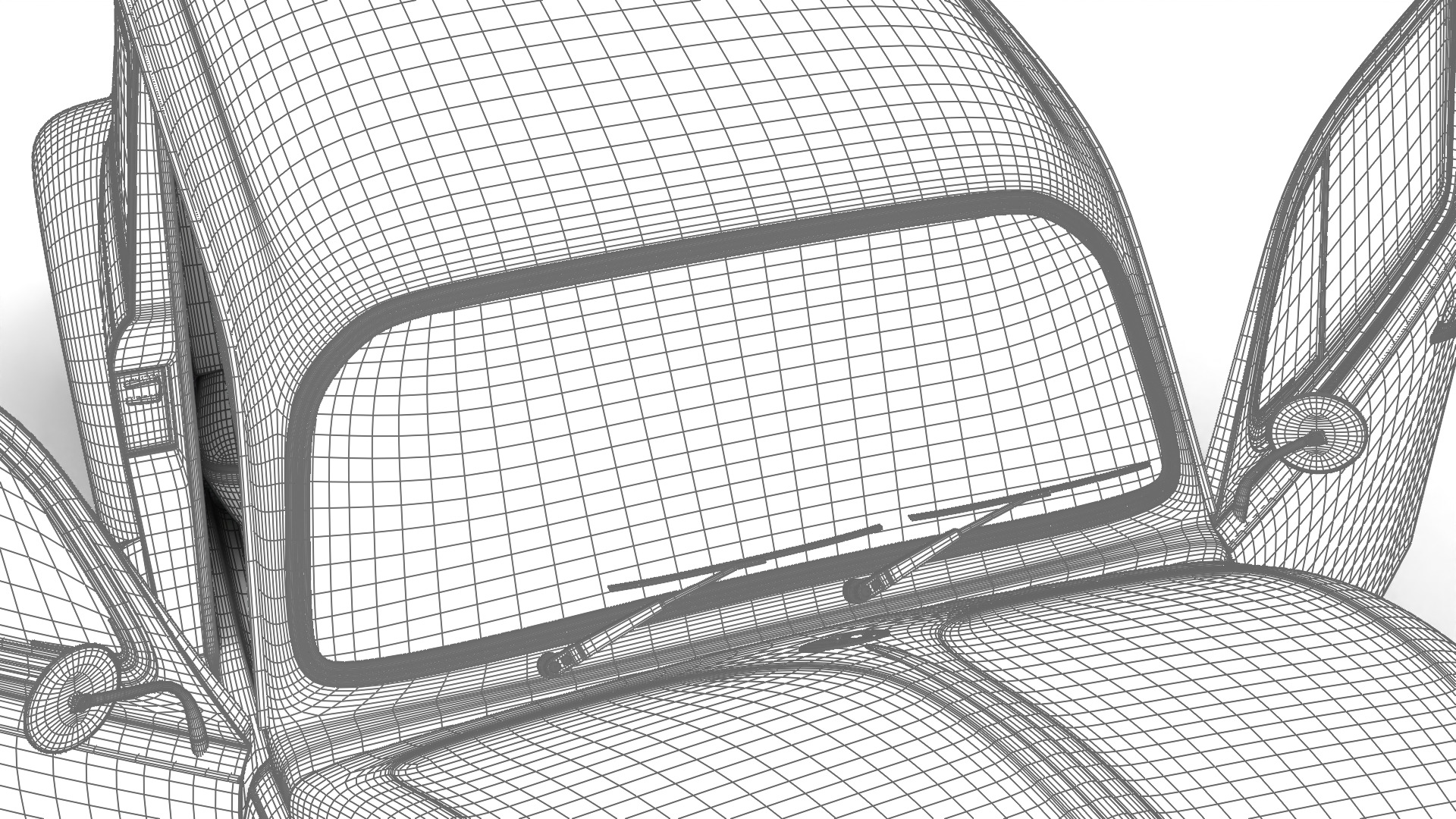 Volkswagen Beetle Type 1 1200 1965 HQ 3d model 3D model_32