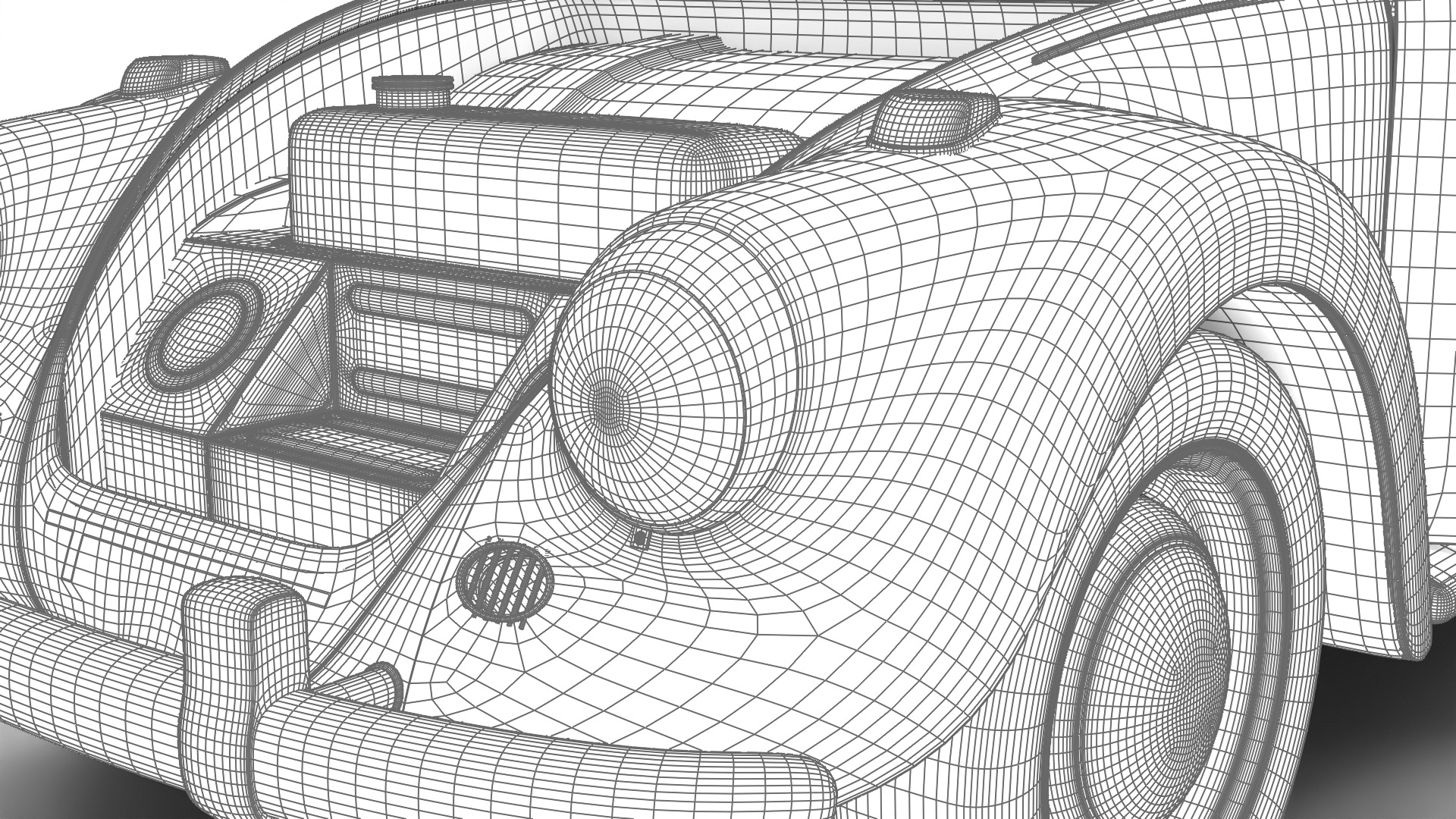 Volkswagen Beetle Type 1 1200 1965 HQ 3d model 3D model_43