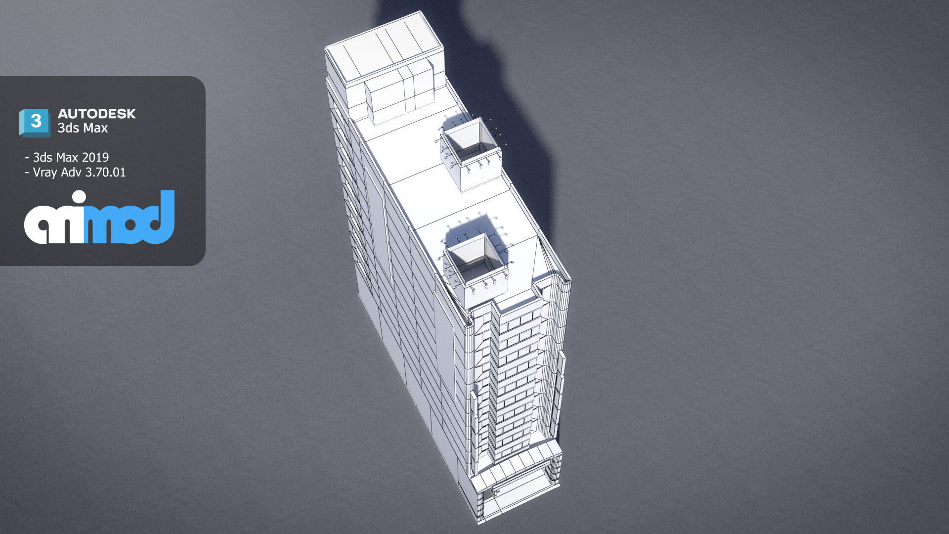 Japanese Building 0013 3D model_9