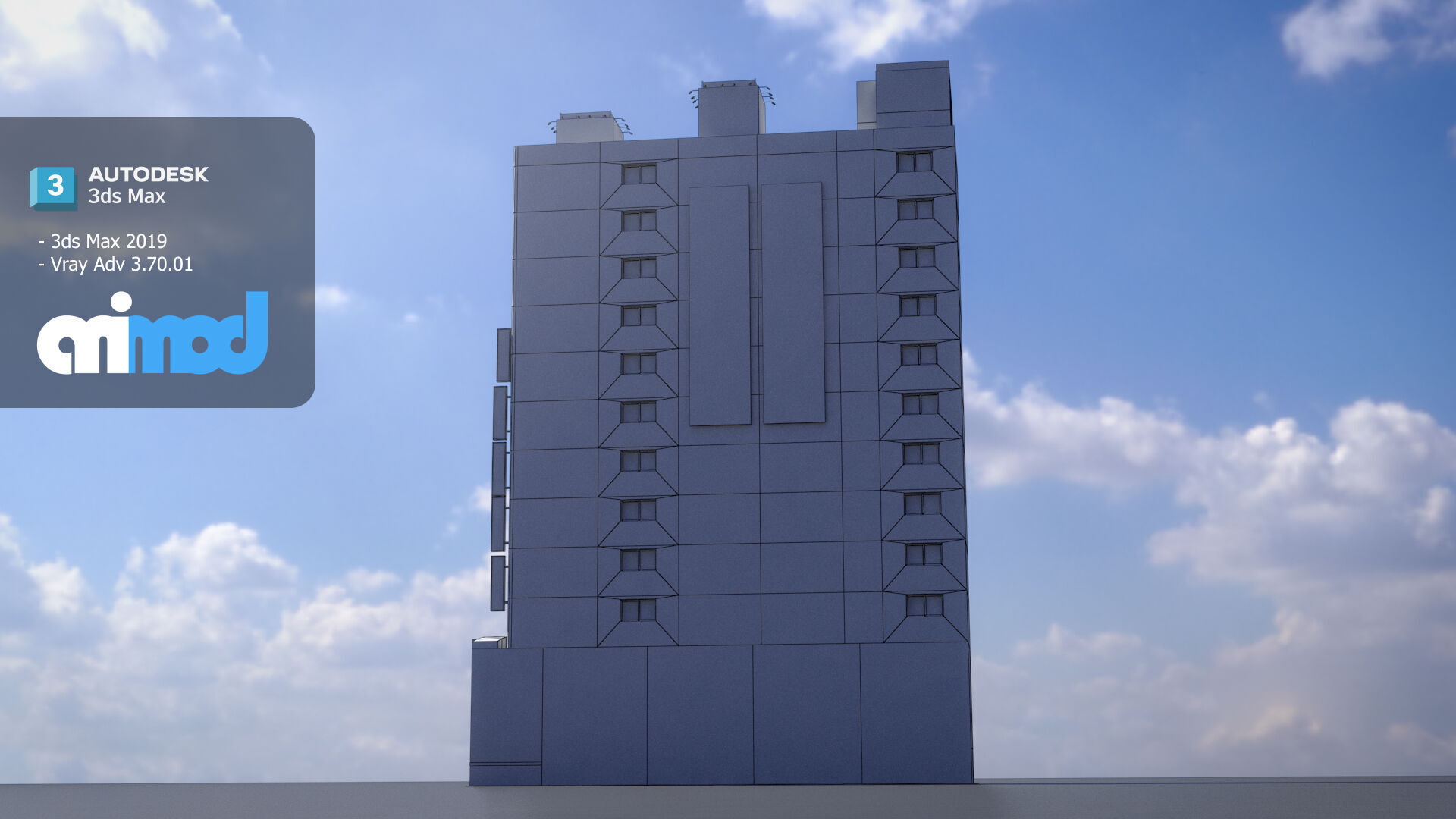 Japanese Building 0013 3D model_7