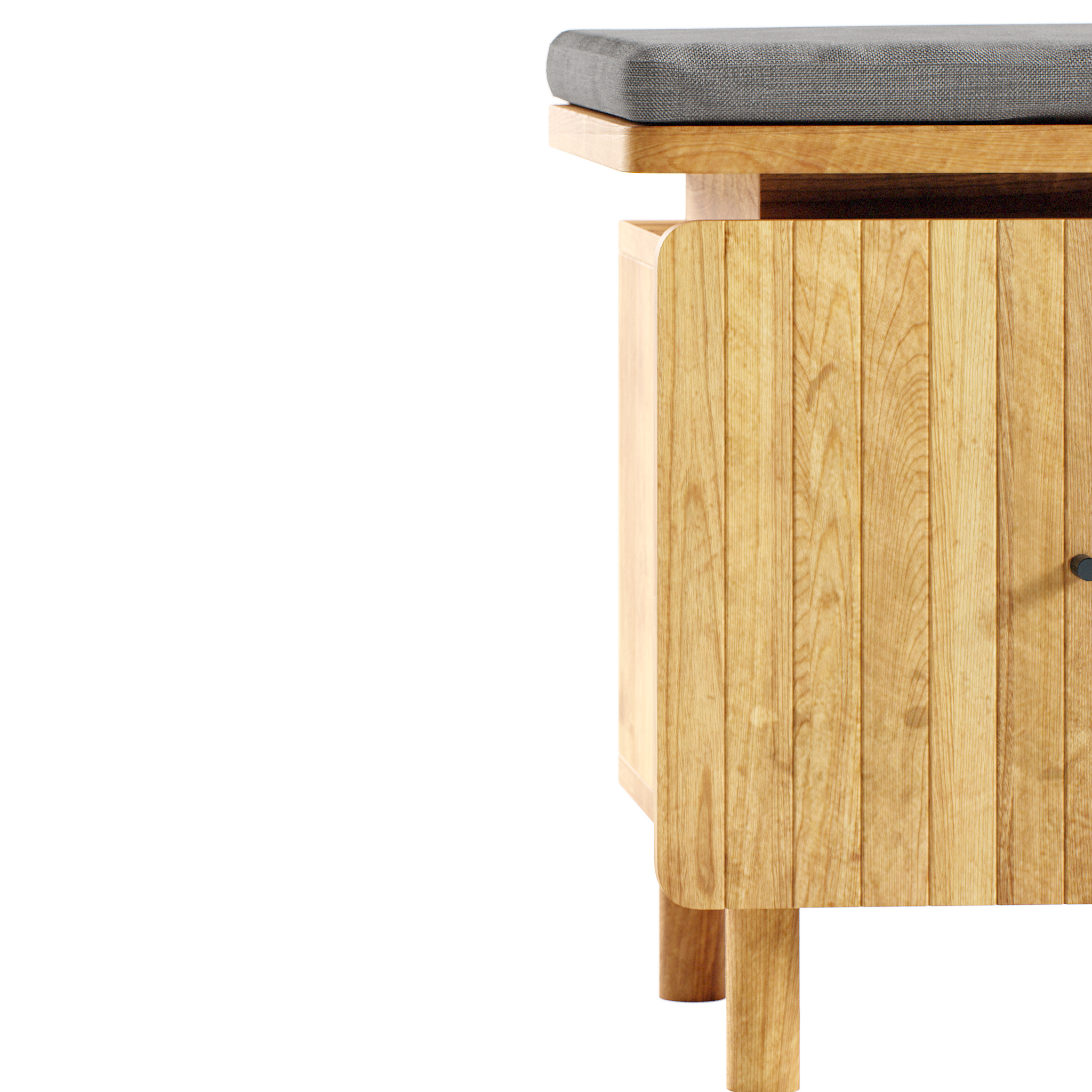 Hallway benches set 4 3D model_12