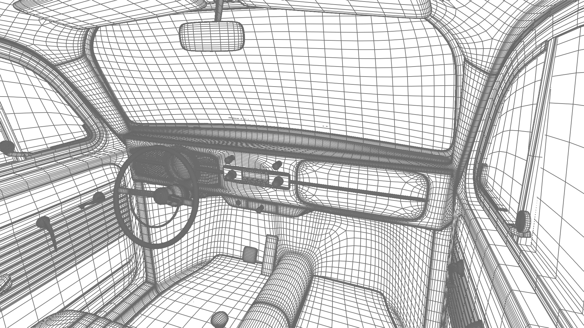 Volkswagen Beetle Type 1 1200 1965 3d model 3D model_48