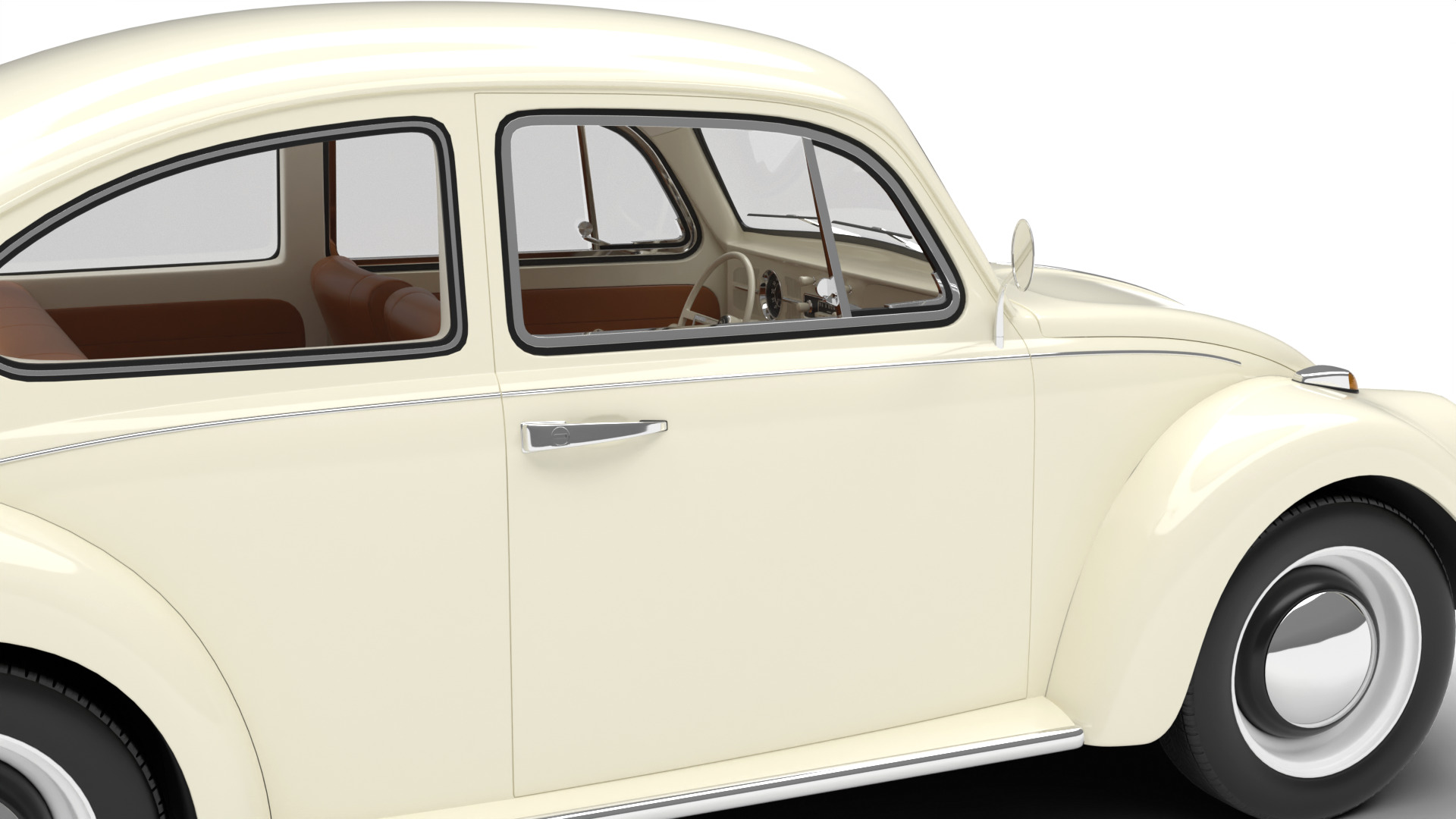 Volkswagen Beetle Type 1 1200 1965 3d model 3D model_9
