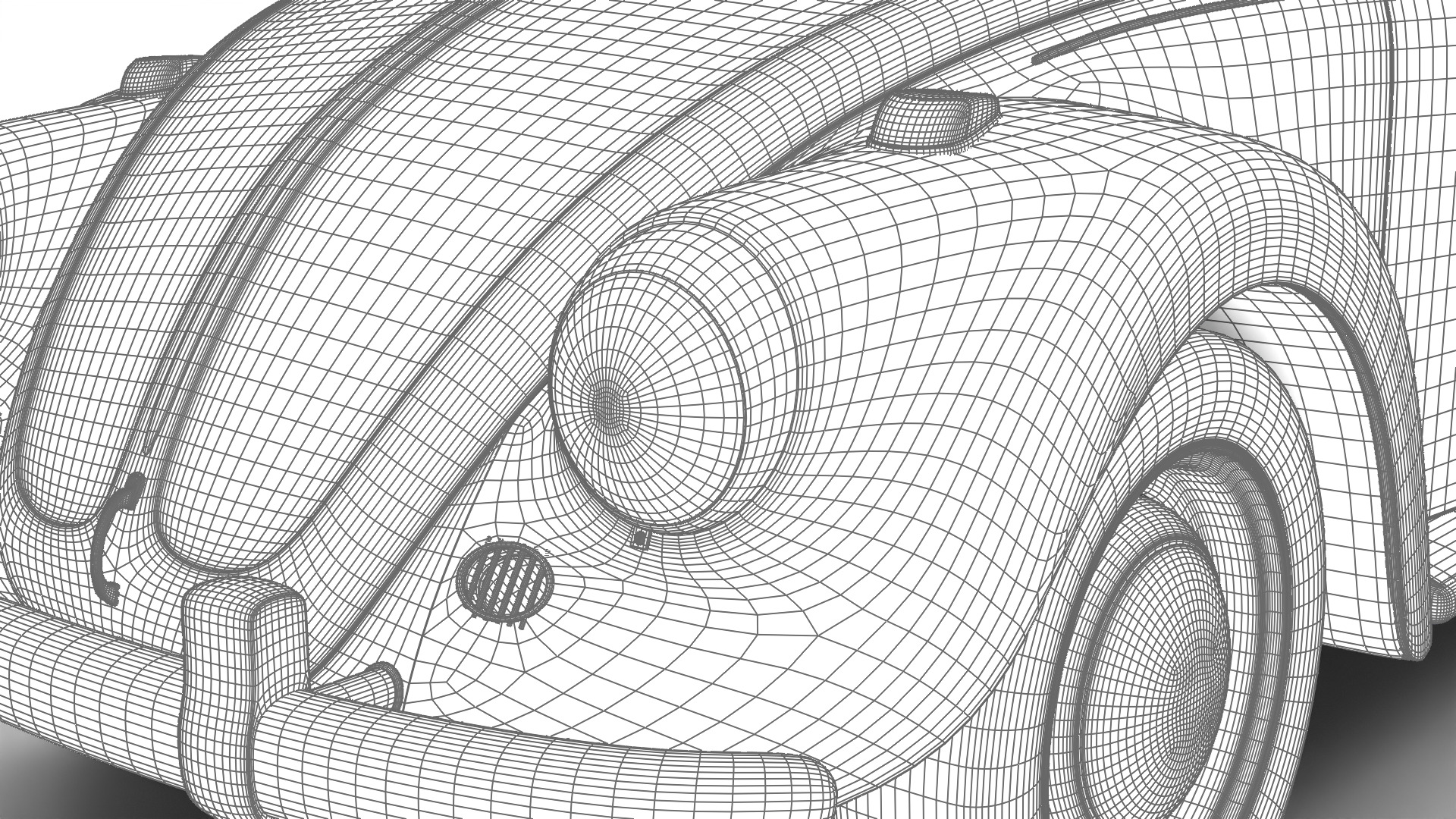 Volkswagen Beetle Type 1 1200 1965 3d model 3D model_43